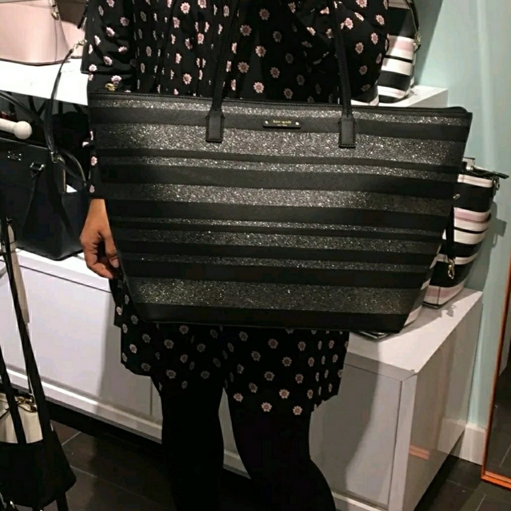 SOLD Kate Spade Haven Lane Hani Black/Glitter To